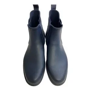 Hunter | Shoes | Hunters Rain Boots Ankle Booties Dark Blue  display picture 3
